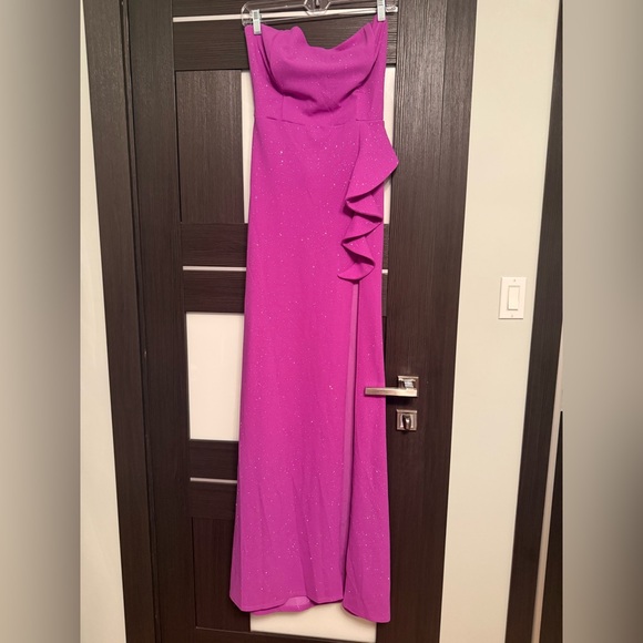 Fashion Nova Dresses & Skirts - Fashion Nova Sparkling Fuchsia Maxi Dress